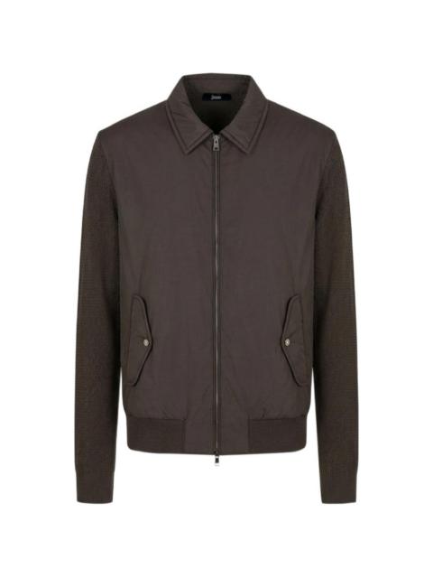 Herno panelled cardigan