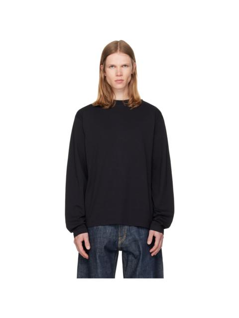 Jil Sander Three-Pack Black Long-Sleeved T-shirts