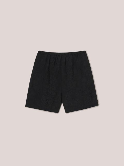 Nanushka FUSA - Crinkled shirting shorts - Black