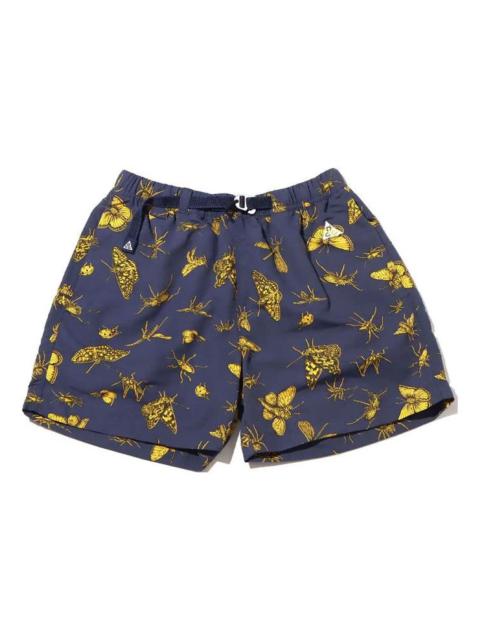 Nike Men's Nike Animal Full Print Athleisure Casual Sports Shorts Blue DR5736-437