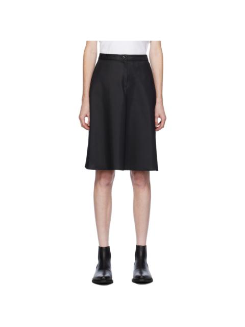 Our Legacy Black Curtain Midi Skirt