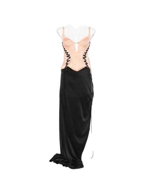 MARIA LUCIA HOHAN Maria Lucia Hohan Sakura Lace-up Corset Dress