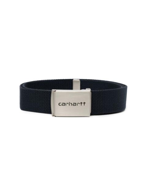 Carhartt logo-buckle belt