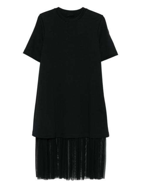 Moncler layered midi dress
