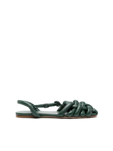 Cabersa padded leather sandals