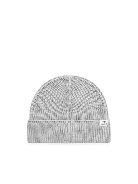 C.P. Company ribbed-knit beanie hat