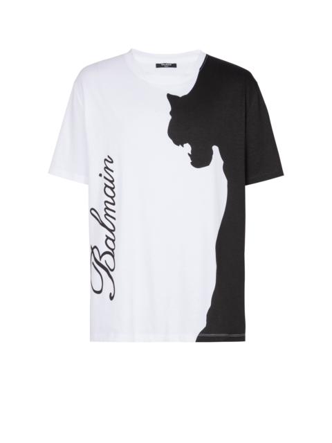 Balmain Tiger print short-sleeved T-shirt