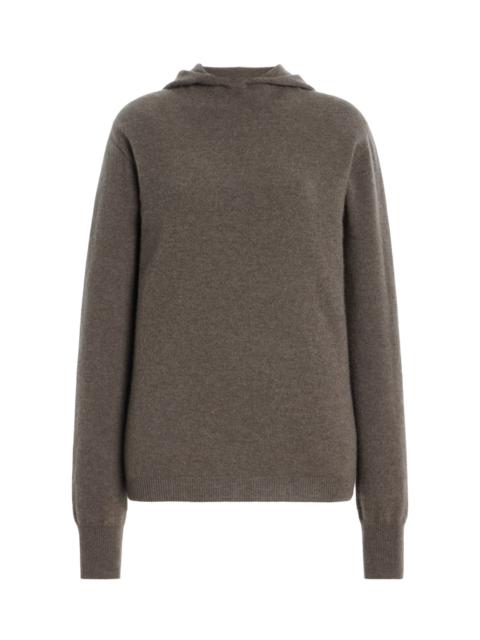 The Row Missa Cashmere Hooded Sweater brown