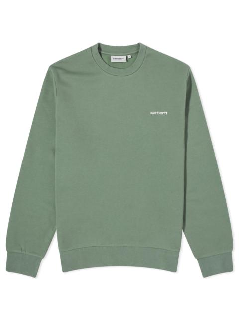 Carhartt WIP Script Embroidery Crew Sweat