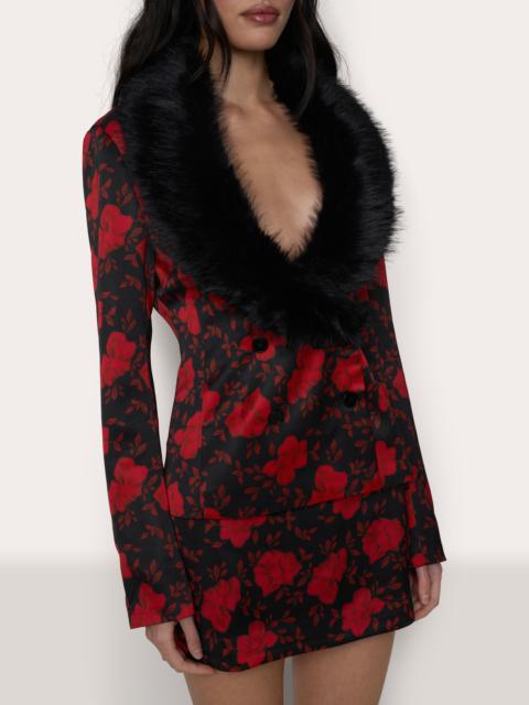 GUIZIO MURADA FAUX FUR BLAZER