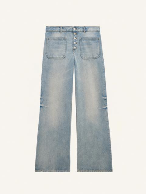 courrèges MULTIFLEX DENIM BAGGY PANTS