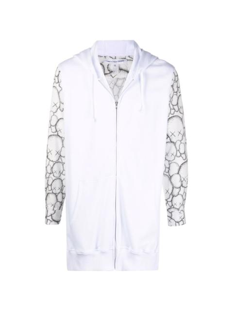 Comme des Garçons SHIRT graphic-print zip-up hoodie