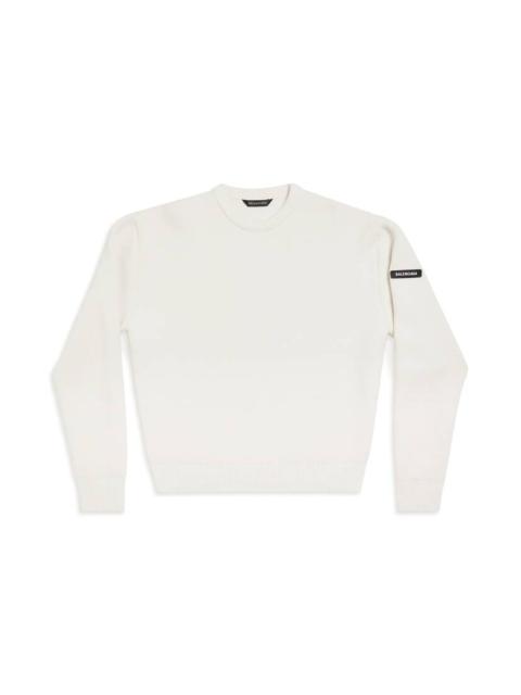BALENCIAGA Men's Sweater in White/black