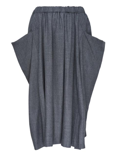 Comme des Garçons Comme des Garçons Gathered Waist Draped Skirt