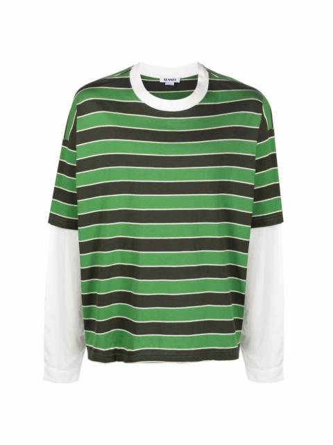 SUNNEI stripe-print cotton T-shirt