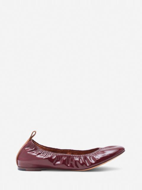 Lanvin THE BALLERINA FLAT IN PATENT LEATHER