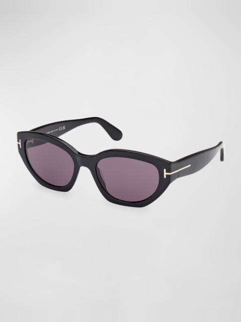 Solange-02 Acetate Butterfly Sunglasses