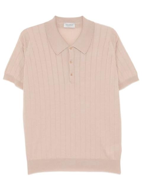 JOHN SMEDLEY ANGLO INDIAN GAUZE WILLIAMS POLO SHIRT