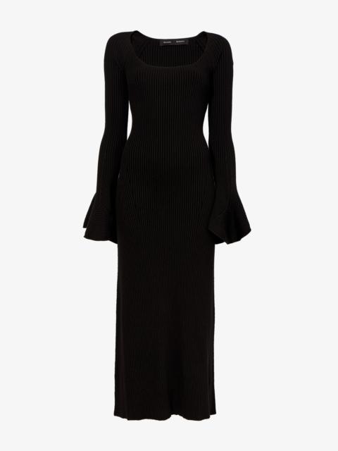 Proenza Schouler Fluted Rib Knit Dress