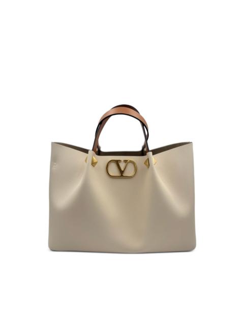 Valentino logo-appliqué tote bag