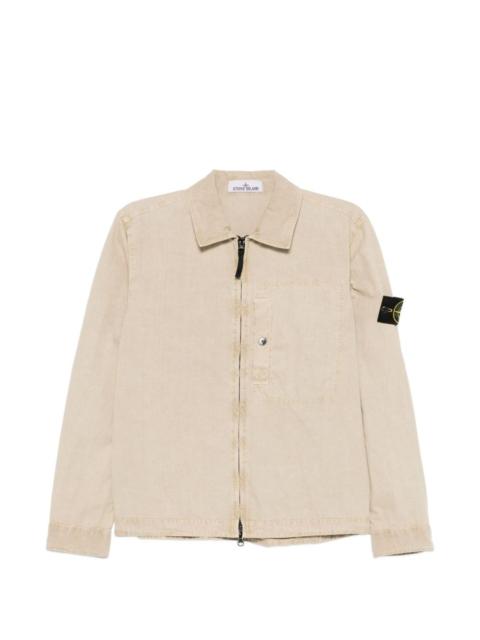 Stone Island zipped shirt