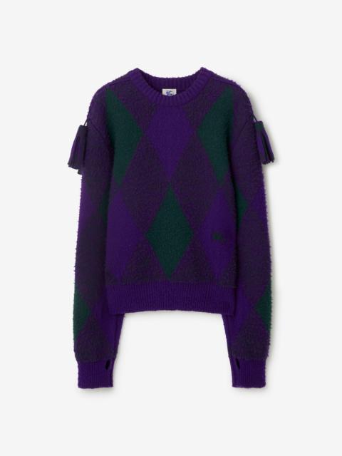 Burberry Argyle Wool Sweater