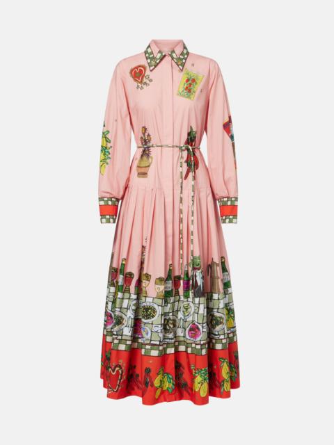 ALÉMAIS x Greg Sindel Contessa cotton poplin shirt dress