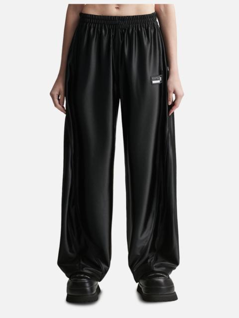 alexanderwang.t LOGO TRACK PANT WITH PIPING