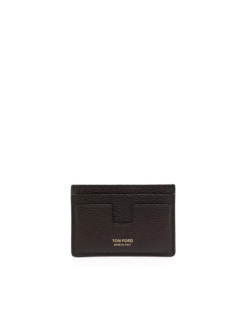 two-tone leather cardholder