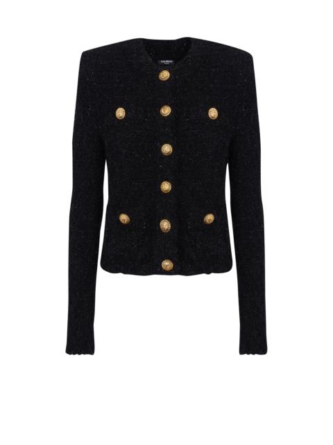 Balmain Buttons tweed jacket