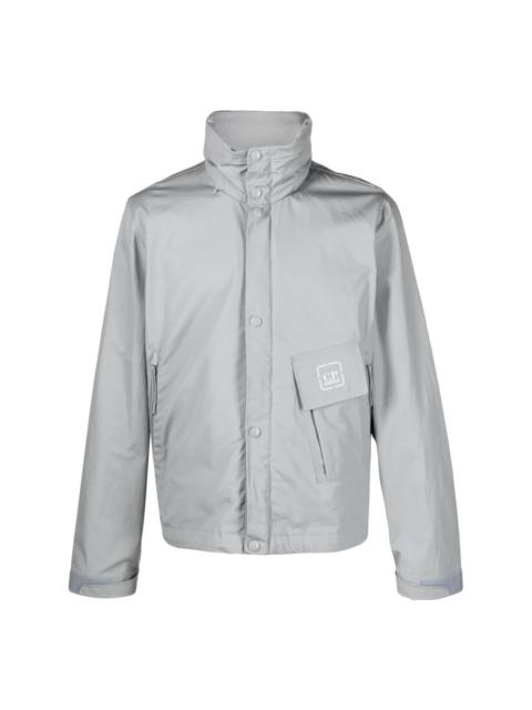 logo-appliquÃ© cotton jacket