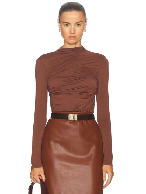 Enza Costa Viscose Jersey Twist Top