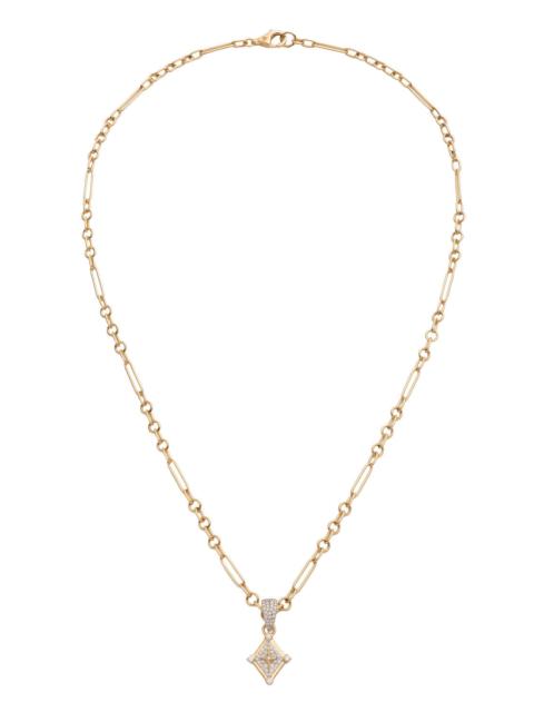 FOUNDRAE Diamond Small Inner Light Mixed Belcher Extension Necklace