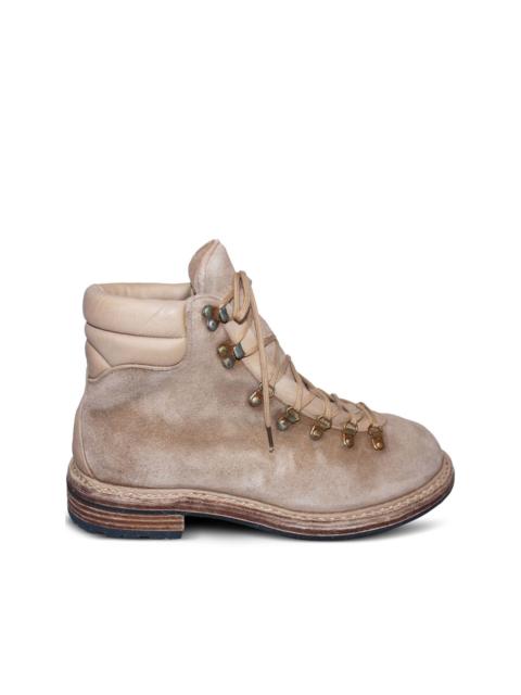 Guidi lace-up suede hiking boots