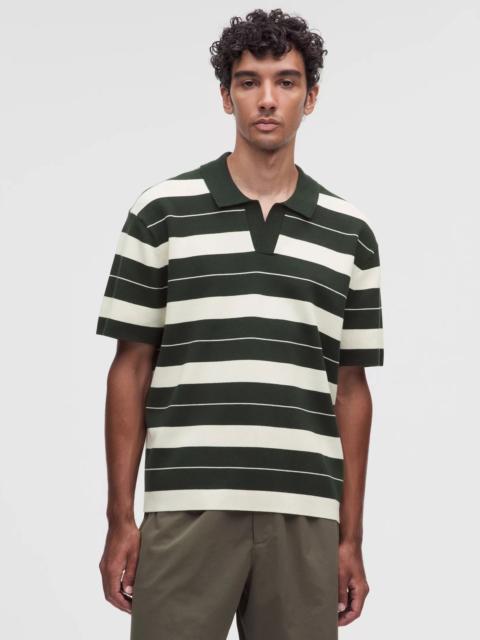 lululemon Cotton-Blend Knit Short-Sleeve Polo Shirt