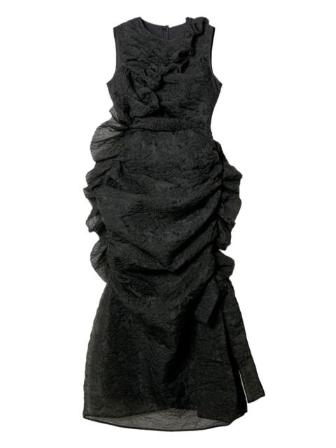 CECILIE BAHNSEN ruffled sleeveless dress
