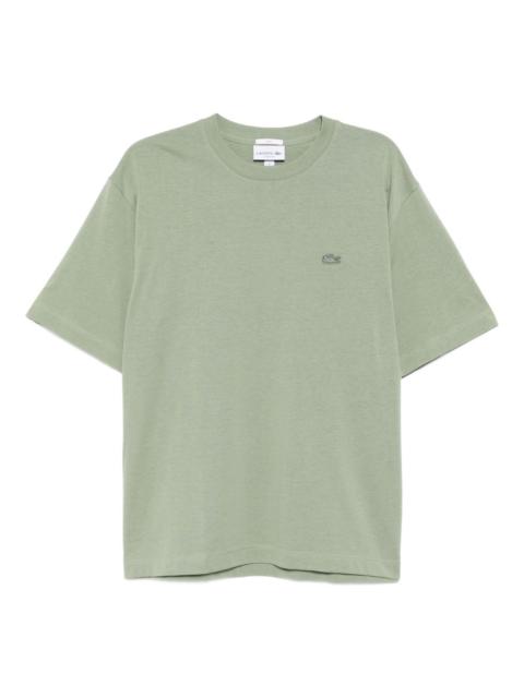 LACOSTE logo-appliqué cotton T-shirt