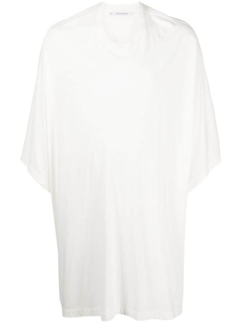 drop-shoulder cotton-blend T-shirt