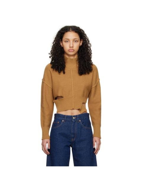 Tan Boxy Sweater