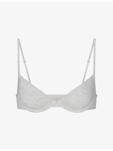 SKIMS Everyday Unlined Demi Cotton Bra