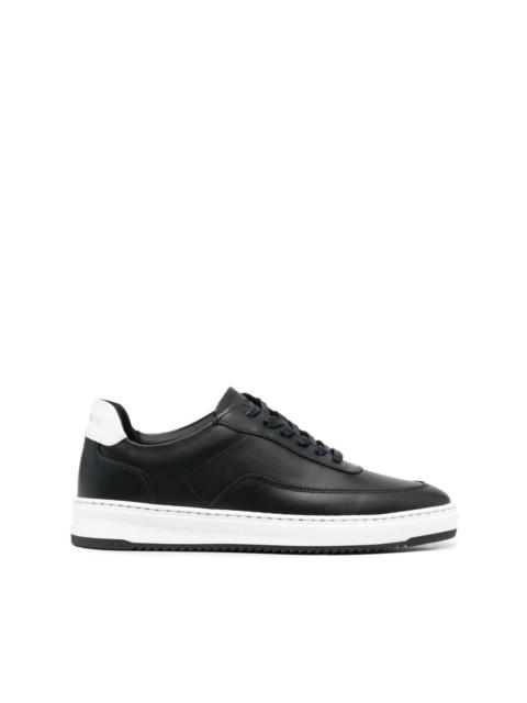 panelled design low-top sneakers