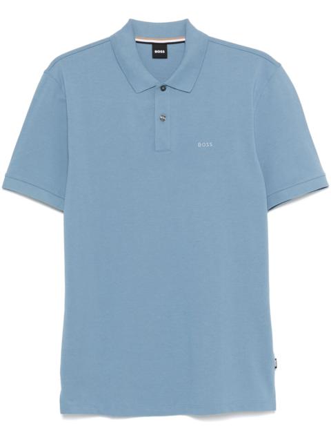 BOSS Logo-embroidered Polo Shirt