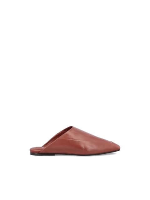 Brunello Cucinelli leather mules