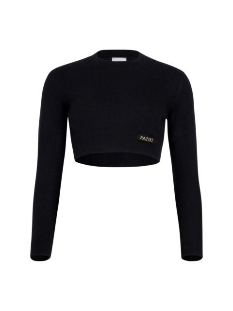 PATOU cropped sweater