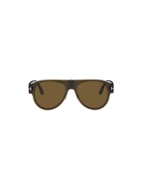 TOM FORD Brown Lyle-02 Sunglasses