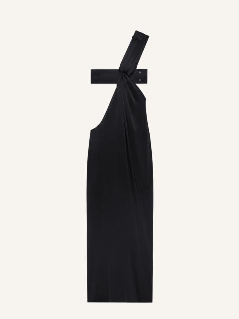 courrèges TWIST DRAPED DRESS