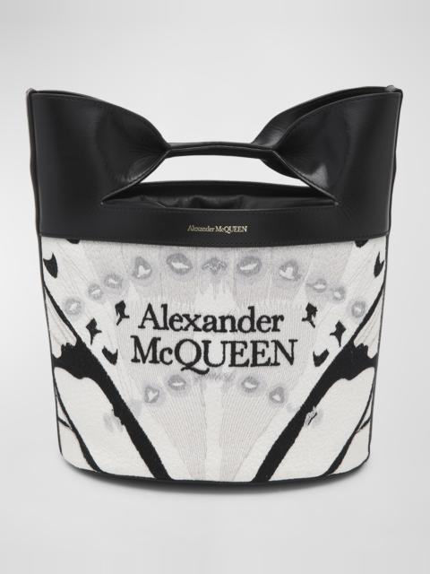 Alexander McQueen The Bow Logo Bucket Bag