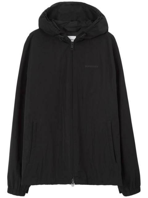 Burberry logo-print long-sleeve hoodie