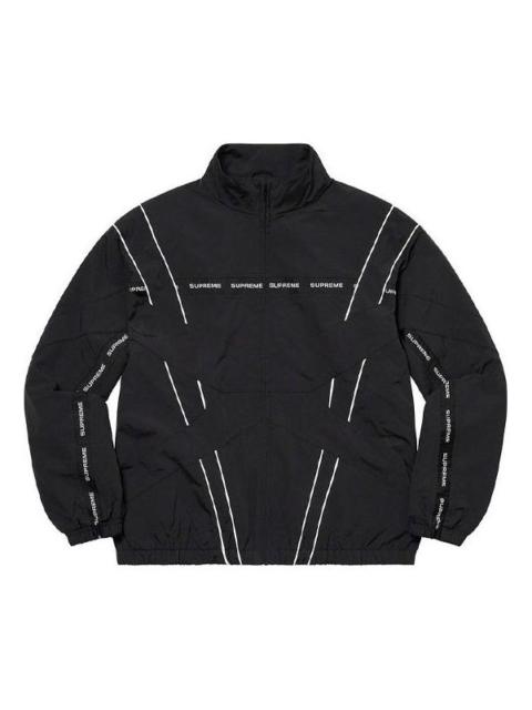 Supreme Supreme Old English Track Jacket Black | stockx