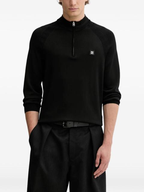 HUGO raglan-sleeve polo shirt